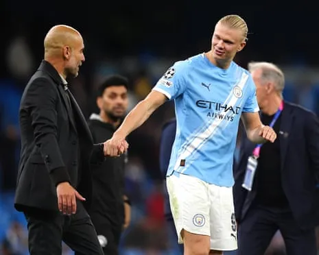 Haaland Enters Elite UCL 50-Goal Club, Hailed by Guardiola as Ronaldo and Lionel Messi's Peer