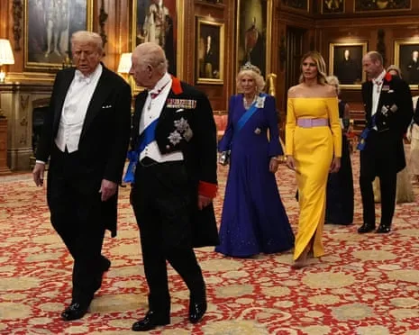 Royals Roll Out Red Carpet During Demonstrations; Jimmy Kimmel Taken Off Air Over Kirk Comments