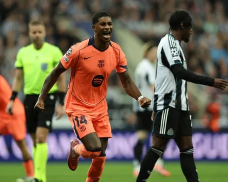 Rashford's Brace Silences The Magpies' Celebrations and Seals Barça's Triumph