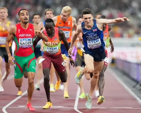Great Britain's Wightman Just Loses Out on Gold as Portugal's Isaac Nader Claims Stunning 1500m Victory
