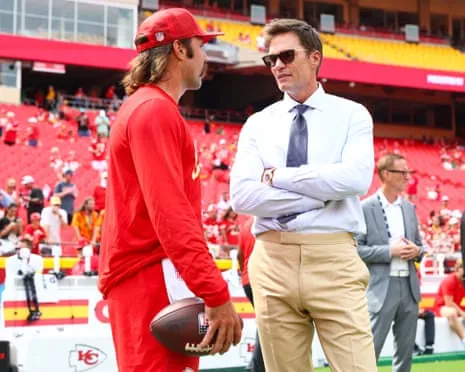 Tom Brady sparks social media outrage after being spotted in Vegas coaching booth