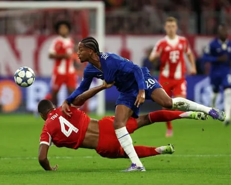 The Blues' boss fumes after the German giants defender Tah escapes sending-off in UCL loss
